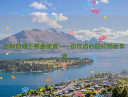 全网自助下单最便宜——省钱省心的购物新体验