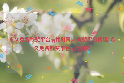 永久免费秒赞平台qq代刷网(qq刷赞平台代理),永久免费秒赞平台qq代刷网